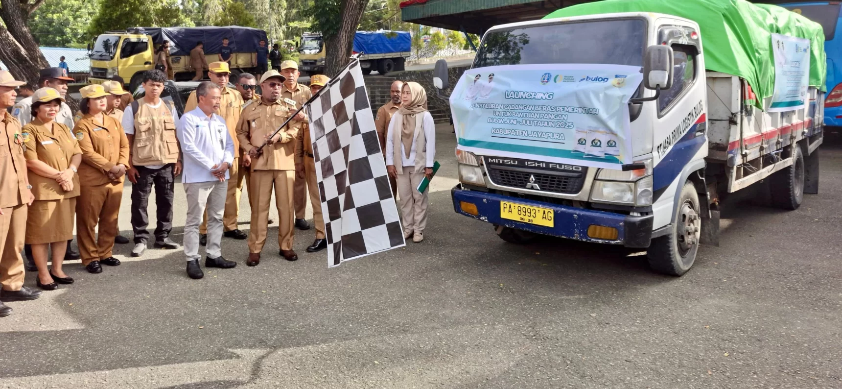 175.360 Ton Beras Siap Disalurkan Kepada Penerima Bantuan di Kabupaten Jayapura