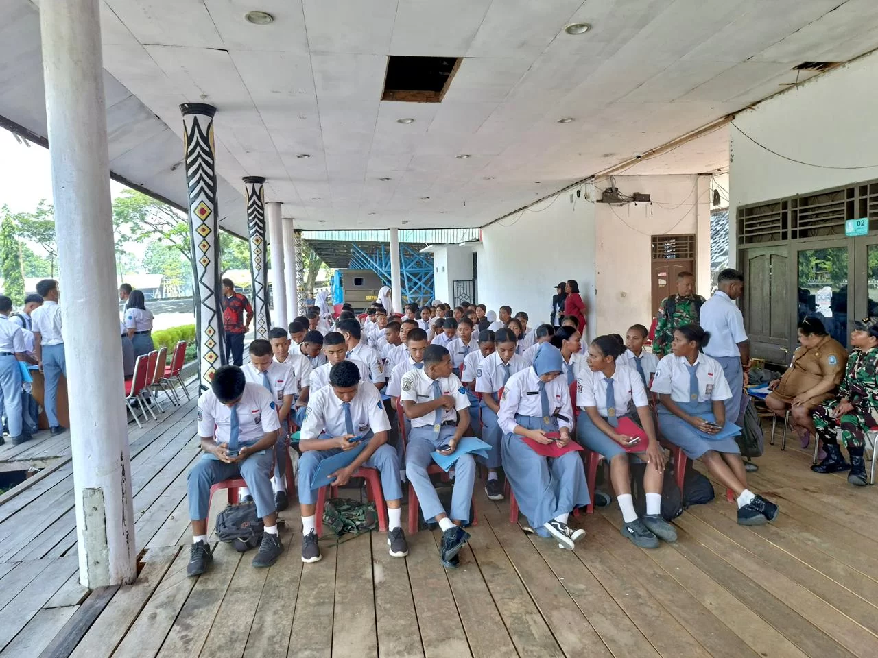 90 Peserta Ikuti Seleksi Transparasi Calon Paskibra Tingkat Kab Jayapura