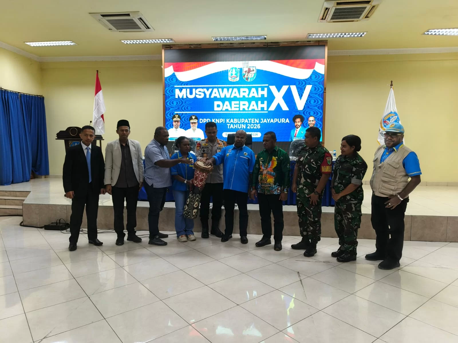 Buka Musda Ke-XV KNPI Kabupaten Jayapura, Bupati Tegaskan Jangan Ada Perpecahan