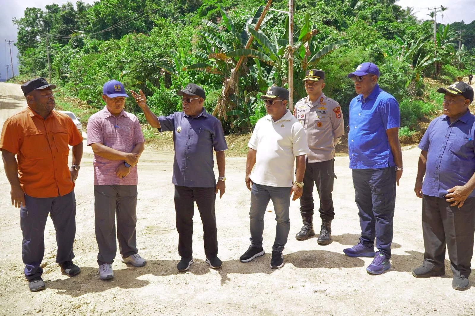 Bupati dan Wakil Bupati Jayapura Tinjau Pembangunan Jalan Demta – Muaif