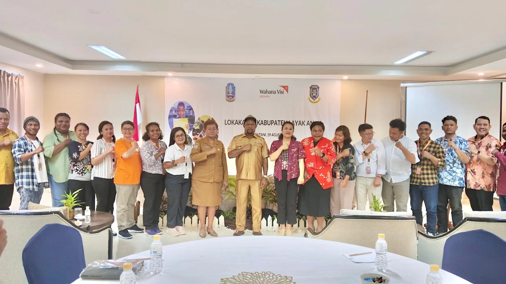 Bupati Jayapura Dukung WVI Gelar Lokakarya Kabupaten Layak Anak