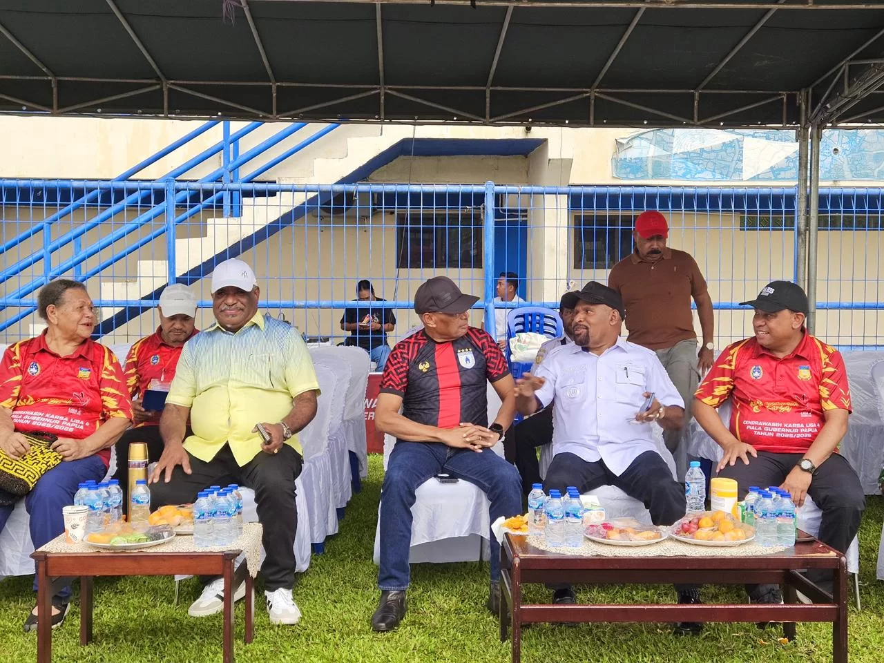 Bupati Jayapura Hadiri Penutupan Liga 4 Piala Gubernur Papua