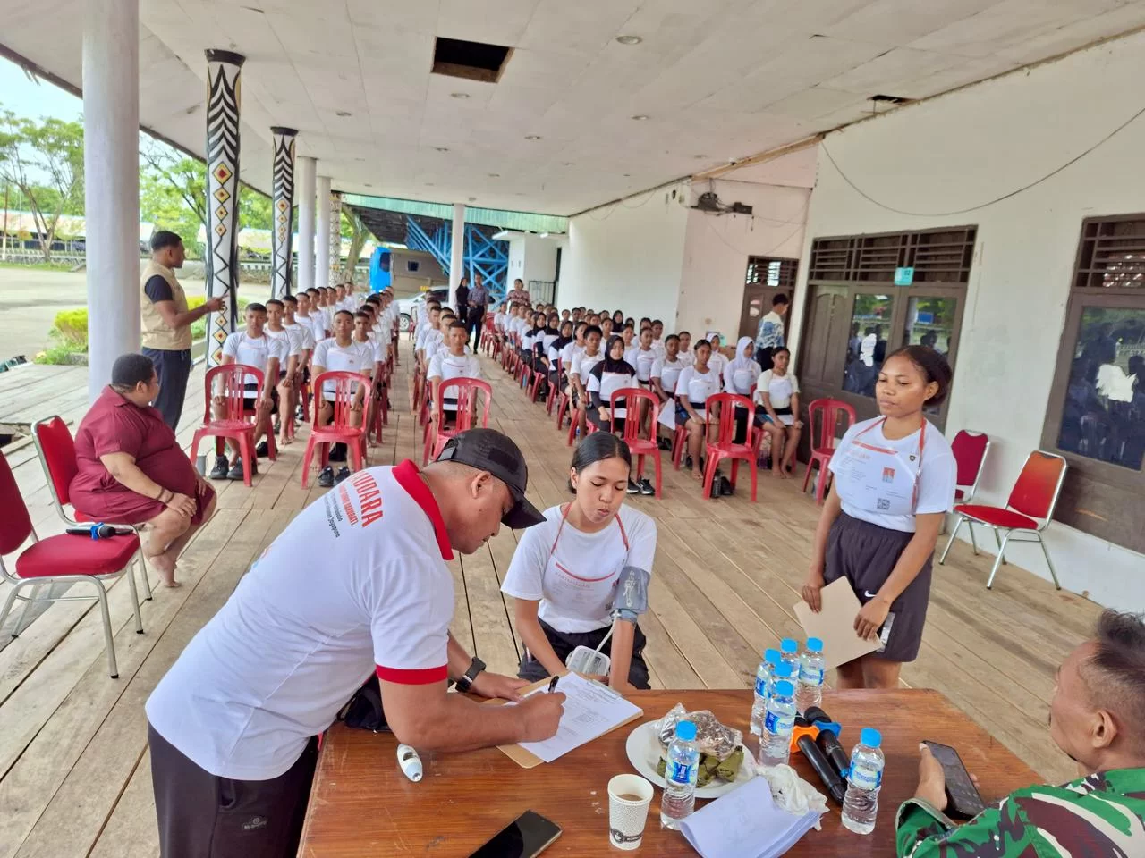 Calon Paskibraka Jayapura Jalani Pemeriksaan Kesehatan