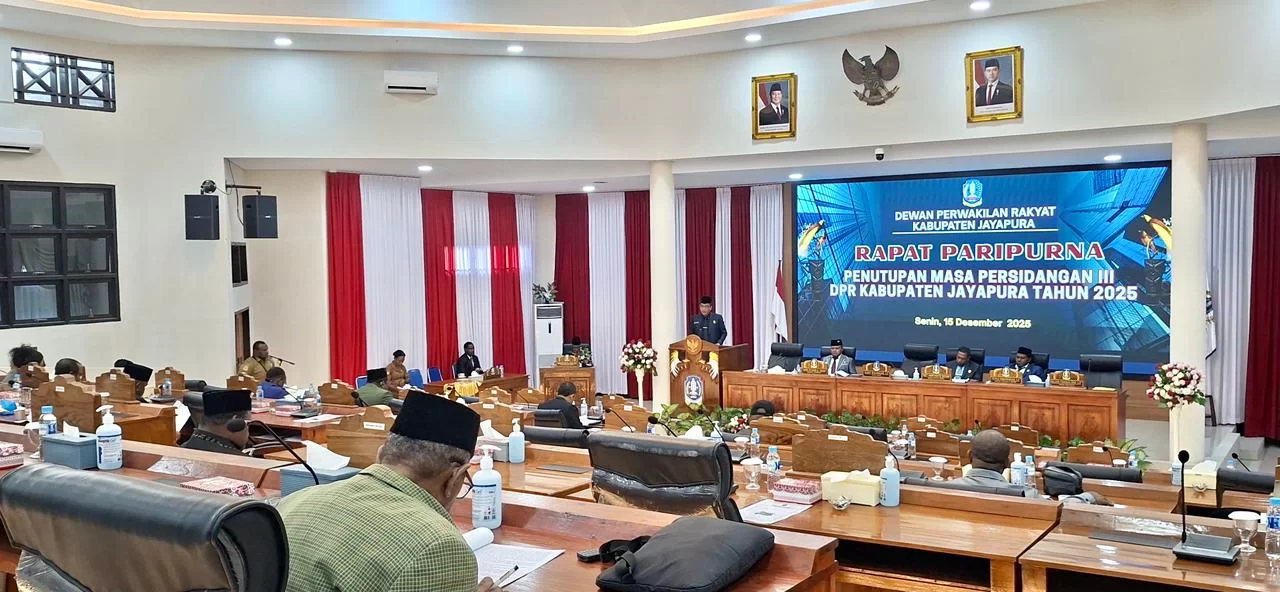 DPRK Jayapura Tutup Masa Persidangan III, 13 Agenda Dewan Diselesaikan