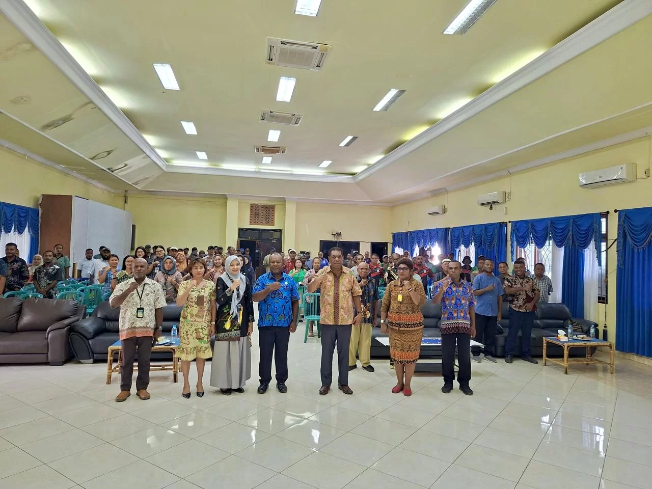 Dukcapil Kab Jayapura Gelar Kegiatan Analisis Diseminasi Data Penduduk Bagi OAP