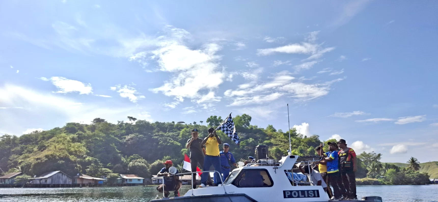 HUT Bhayangkara ke- 79, Polres Jayapura Gelar Lomba Dayung