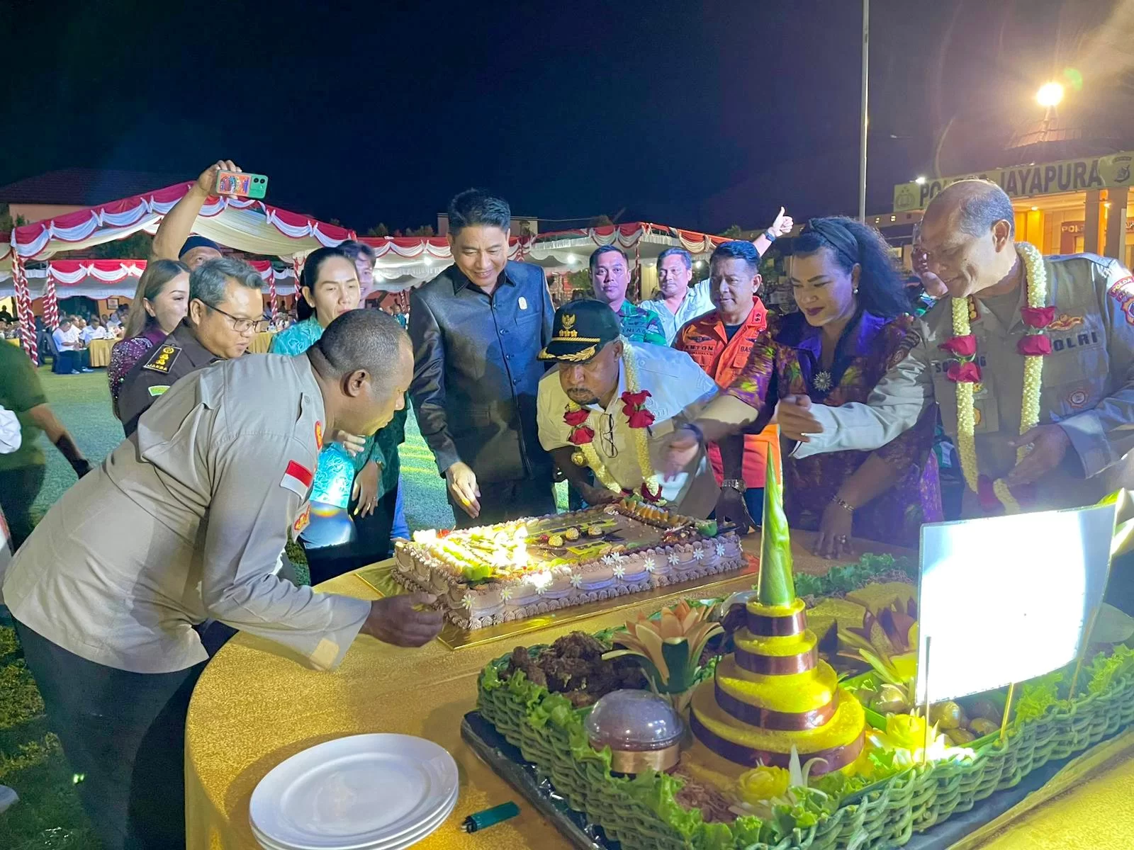 HUT Ke- 22 Polres Jayapura, Bupati Apresiasi Pelayanan Kepada Masyarakat