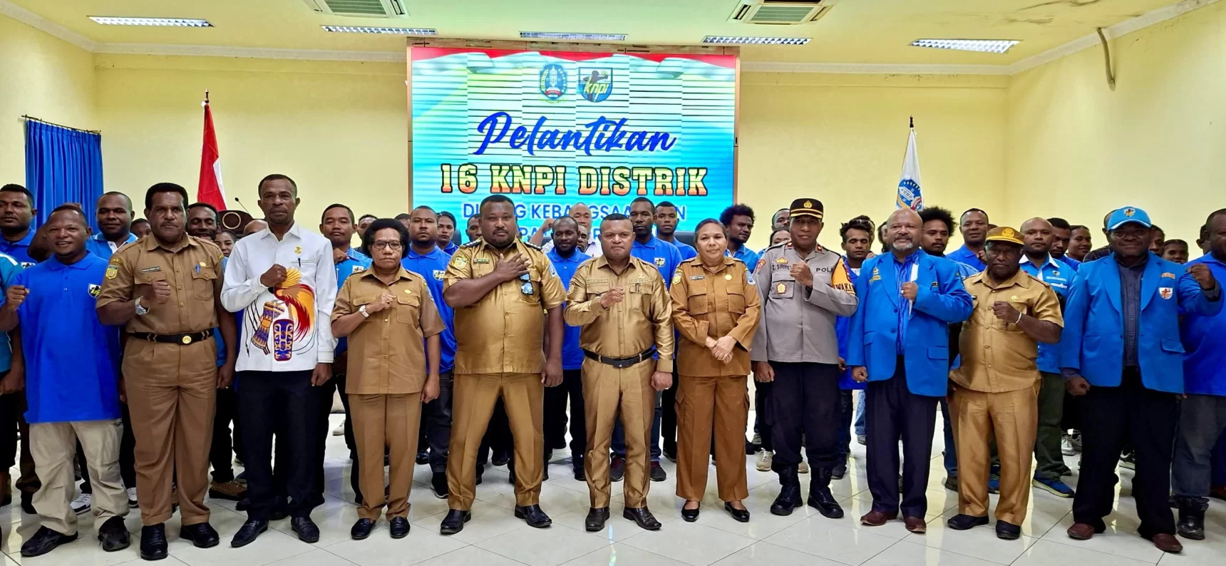 Ini Harapan Besar Wabup Haris Yocku Kepada 16 Disitrik KNPI se-Kabupaten Jayapura