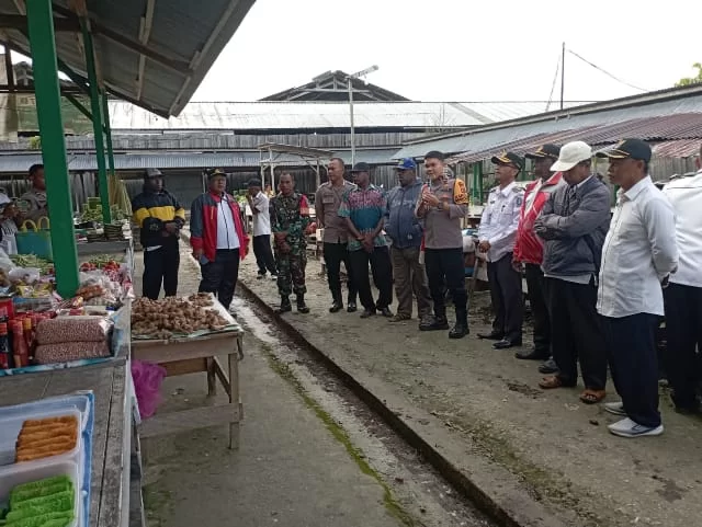 Jelang Di Bukanya Pasar Nengguku, Uspidis Nimbokrang Lakukan Sosialisasi