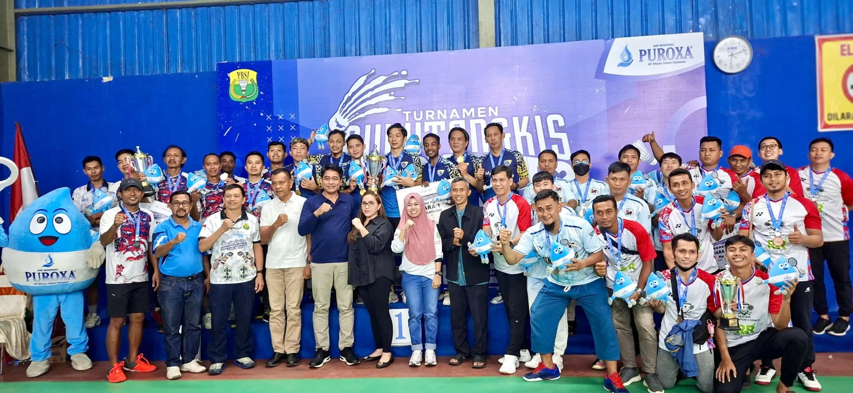 Kejuaraan Bulutangkis Puroxa Cup 2 Resmi Ditutup