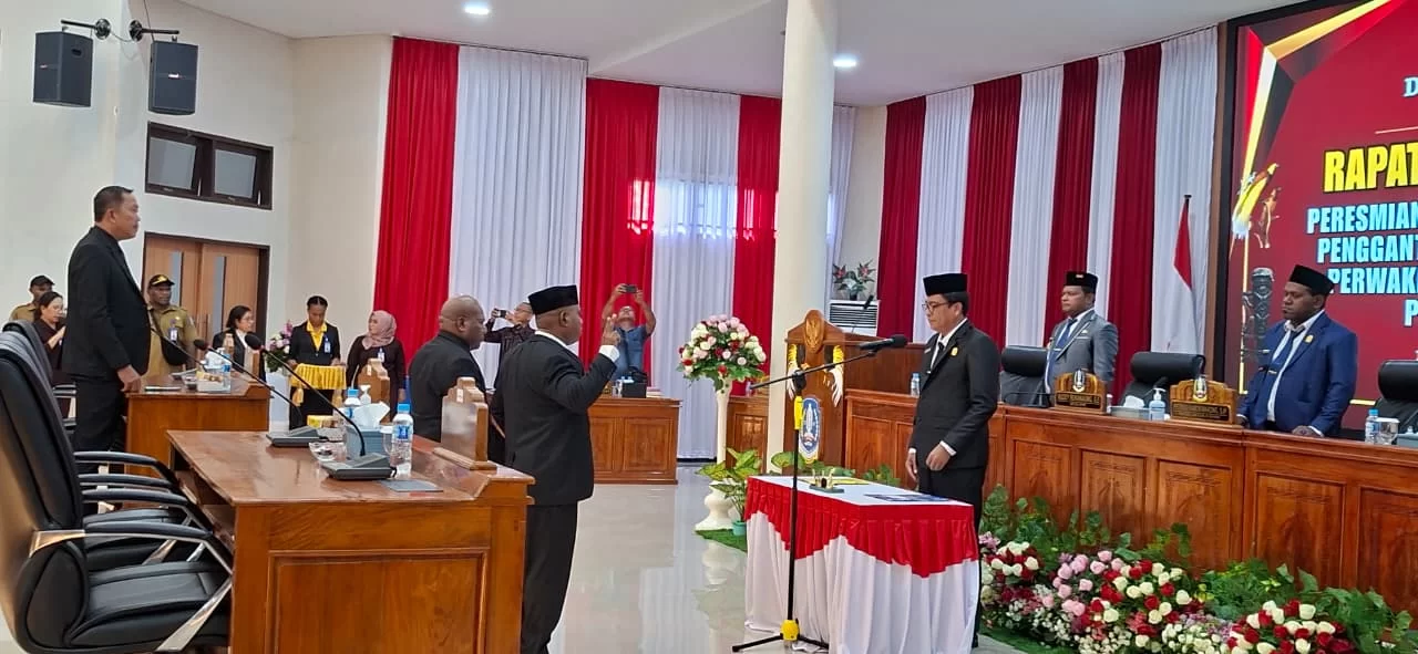 Kekosongan Kursi DPRK Jayapura Terisi Setelah Pelantikan PAW