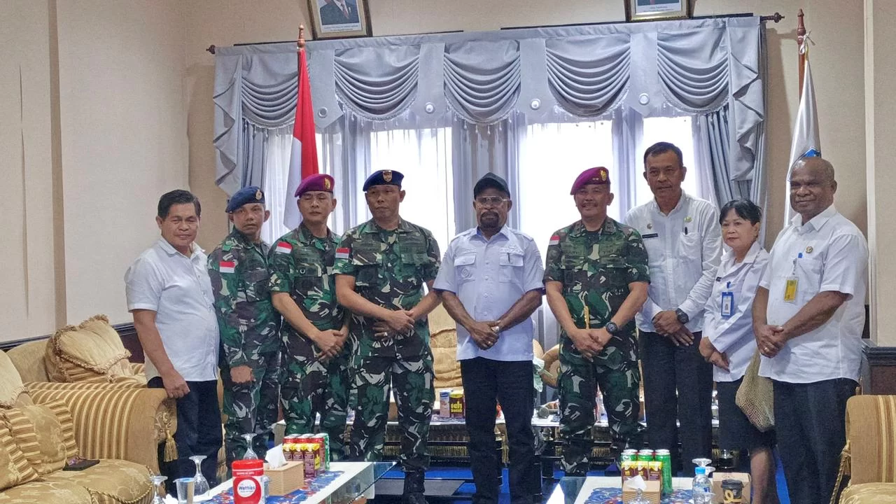 Kunjungan Resmi Komandan Kodal X Jayapura Kepada Bupati Jayapura