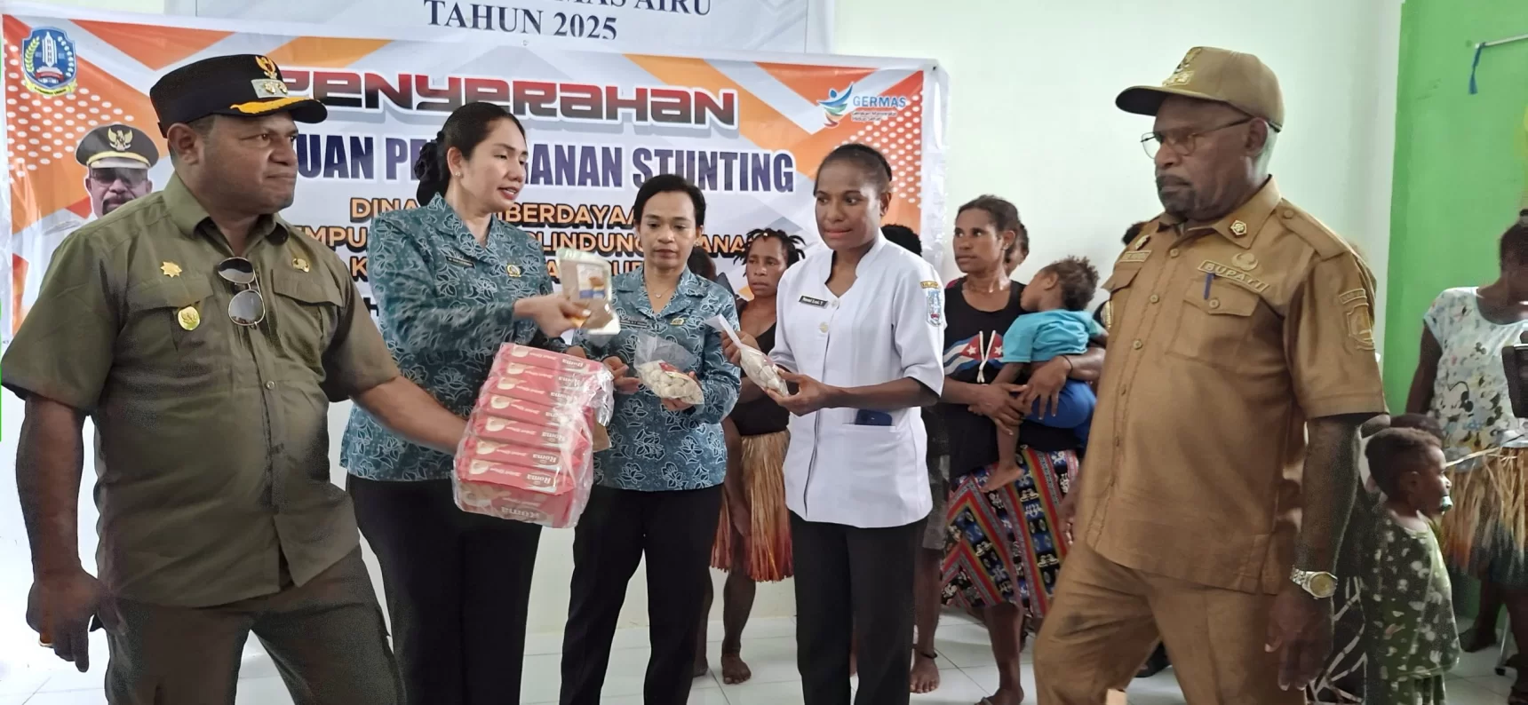 Kunker Ke Distrik Airu, TP PKK Komit Tangani Stunting dan Kurang Gizi Anak