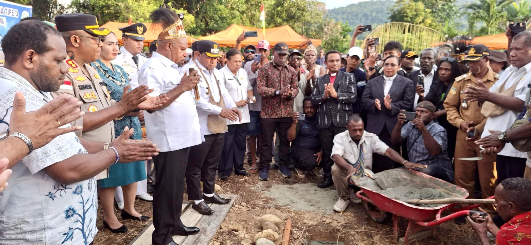 Lakukan Visi Misi, Bupati dan Wabup Jayapura Antusias Bangun Rumah Sakit