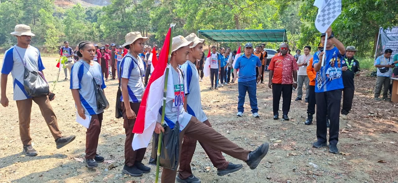 Lomba Lintas Alam Cycloop Perdana Digelar, Dispora Jayapura Dorong Generasi Muda Jaga Alam