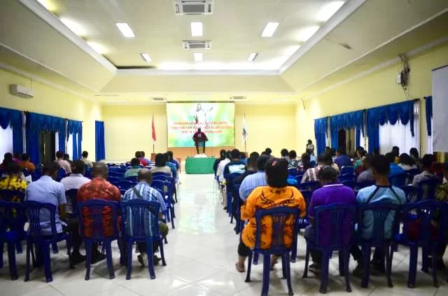Pemkab Jayapura Buka Tahun Pelayanan 2025 Dengan Ibadah, Begini Pesan Firman Tuhan