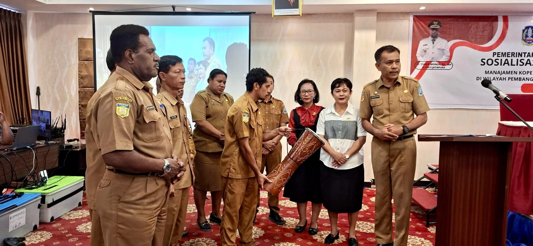 Pemkab Jayapura Dukung Penuh Sosialisasi dan Pelatihan Manajemen Kopdes Merah Putih, Ini Harapan Pemkab Jayapura