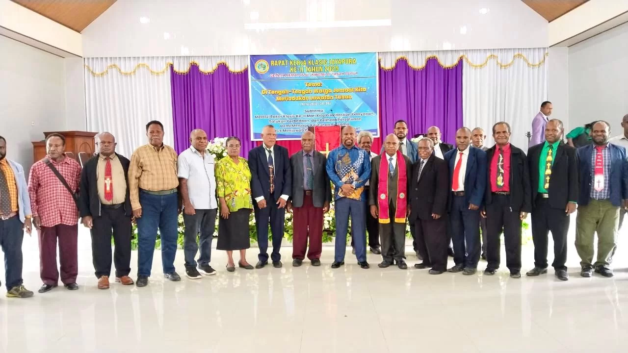Pesan Mendalam Bupati Jayapura, Saat Rapat Klasis Gereja KINGMI di Tanah Papua