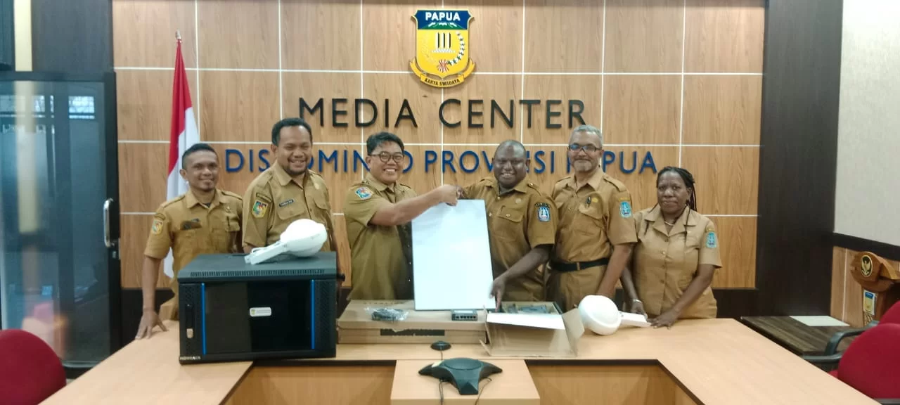 Terima 30 Unit Starlink Dari Diskominfo Papua, Diskominfo Jayapura Sampaikan Terima Kasih
