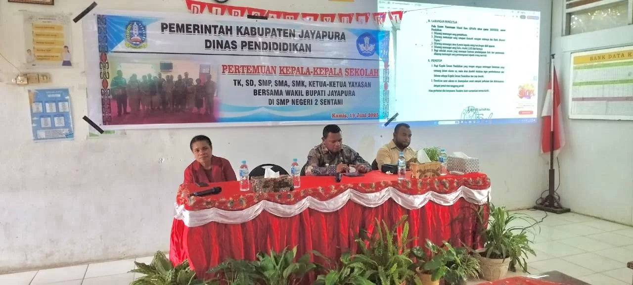 Wabup Haris Yocku Lakukan Pertemuan Bersama Kepala Sekolah