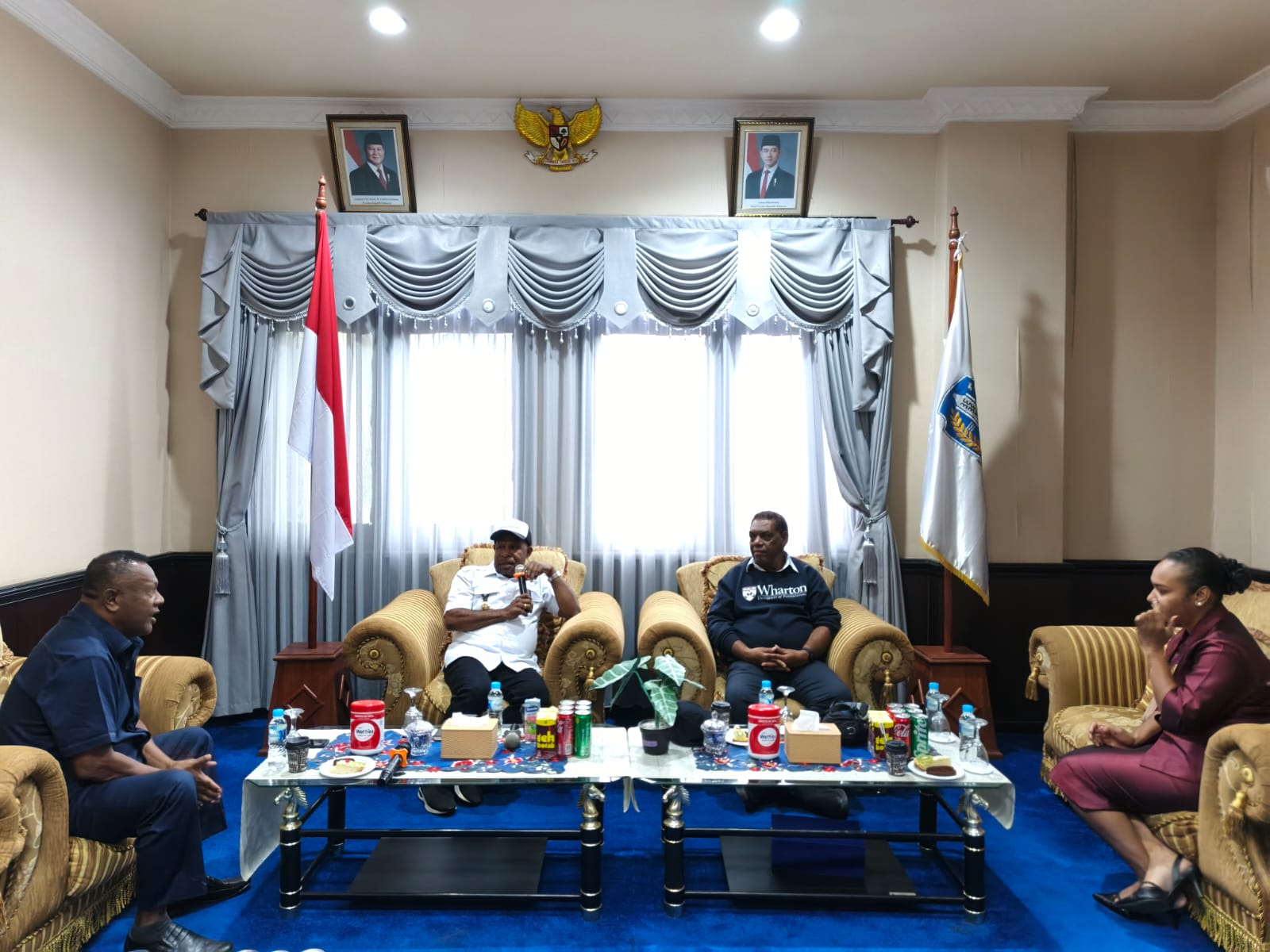 Bupati Jayapura Audiens Dengan Anggota Fraksi Kelompok Khusus DPR Papua